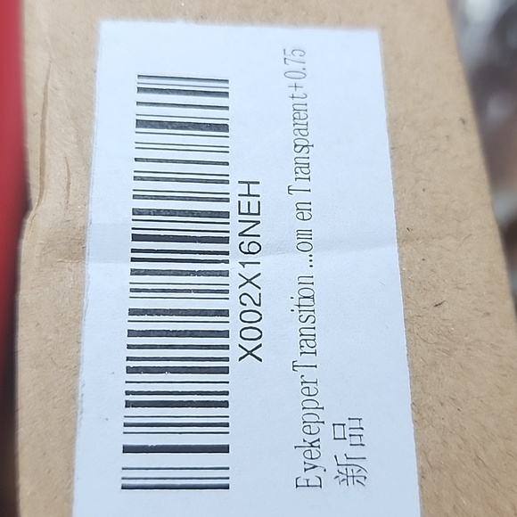 EyeKeeper Fashion Readers Transparent +0.75 NWT X002X16NEH - Picture 2 of 3